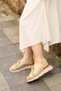 Ern 0053 Eren Shoes&Bag Genuine Leather Buckle Fastening Thick Sole Women's Sandals Green Apple Green - 2