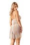 Women'S, Ivory, Short Tulle Nightgown - 3