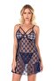 Women'S, Navy Blue, Short Tulle Nightgown - 3