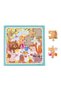 Mini Puzzle with Forest Pattern (16 Pieces) 15x15cm - 2