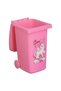 Mini Plastic Storage Dumpster Pink with Unicorn Pattern 0.48L - 2