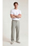 Men's Gray Baggy Fit Parachute Sweatpants Breathable Thin Summer Comfortable Fabric - 5