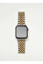Stainless Steel Apple Watch Band Strap 42 44 45 49MM Silver in Gold - 3