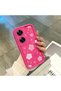 Realme C55 Compatible Pink Red Silicone Case Shockproof Camera Protection - 3