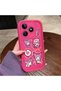 Realme Note 50 Compatible Pink Red Silicone Case Shockproof Camera Protection - 4