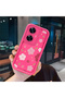 Realme C55 Compatible Pink Red Silicone Case Shockproof Camera Protection