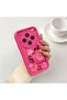 Redmi A4 Compatible Pink Red Silicone Case Shockproof Camera Protection - 2