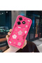 Tecno Spark 10 Pro Compatible Pink Red Silicone Case Shockproof Camera Protection