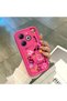 Tecno Spark 20/20C Compatible Pink Red Silicone Case Shockproof Camera Protection - 3