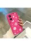 Poco C65 Compatible Pink Red Silicone Case Shockproof Camera Protection - 3