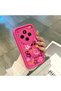 Redmi A4 Compatible Pink Red Silicone Case Shockproof Camera Protection - 3
