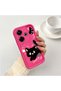 Poco M6 4g Compatible Pink Red Silicone Case Shockproof Camera Protection - 2