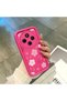 Redmi A4 Compatible Pink Red Silicone Case Shockproof Camera Protection - 3