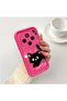 Redmi A4 Compatible Pink Red Silicone Case Shockproof Camera Protection - 2