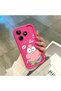 Realme Note 50 Compatible Pink Red Silicone Case Shockproof Camera Protection - 3