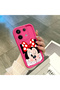 Poco X6 Compatible Pink Red Silicone Case Shockproof Camera Protection - 3