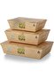 Clamshell Lunch Box Pack of 25 Biodegradable Plastic-Free Disposable Takeaway - 5