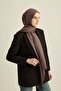 Silky Jacquard Series Block Pattern Shawl - 3