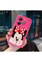 Tecno Spark 20/20C Compatible Pink Red Silicone Case Shockproof Camera Protection