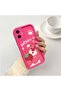 Samsung Galaxy A06 4G/5G Compatible Pink Red Silicone Case Shockproof Camera Protection - 2