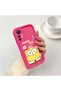Mi 12 Lite Compatible Pink Red Silicone Case Shockproof Camera Protection - 2
