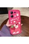 Redmi Note 13 4g Compatible Pink Red Silicone Case Shockproof Camera Protection - 5