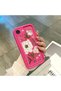 iPhone 16E Compatible Pink Red Silicone Case Shockproof Camera Protection - 3