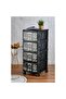 Ozhavan 4-Tier Plastic Drawer Unit, 90 cm, Assorted - 2