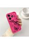 Tecno Spark 10 Pro Compatible Pink Red Silicone Case Shockproof Camera Protection - 2