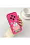 Redmi 14C 4G/5G Compatible Pink Red Silicone Case Shockproof Camera Protection - 2