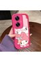 Realme C55 Compatible Pink Red Silicone Case Shockproof Camera Protection - 4