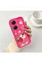 Realme C55 Compatible Pink Red Silicone Case Shockproof Camera Protection - 2