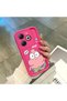 Tecno Spark 20/20C Compatible Pink Red Silicone Case Shockproof Camera Protection - 3