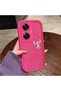 Realme C55 Compatible Pink Red Silicone Case Shockproof Camera Protection - 4
