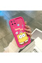 Realme C25Y/C21Y Compatible Pink Red Silicone Case Shockproof Camera Protection - 3