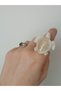 Turtle Women's Ring Gold Adjustable Handmade Polymer Clay Special Design Ring - 2