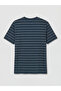 Indigo Crew Neck Embroidered Men's T-Shirt - 2