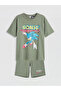 Sonic Printed Boys' T-Shirt and Shorts - 3