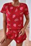 Tex Supersoft Shorts Set, Strawberries - 2