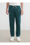 Özmarka New Season Green Comfortable Fit Striped Unisex Sweatpants - 5