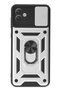 Zengemtx Galaxy A04 Case Pars Silicone with Lens Ring (115411) - Silver