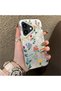 iPhone 17 Compatible Stylish Floral Scratch-Resistant Phone Case