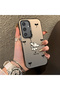 Samsung Galaxy S24 Compatible Stylish Phone Case with Bow and Ribbon Dog Figure