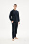 95% Cotton New Season Men's Stylish Design Snap Fastener Tracksuit Set - 7