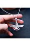 Stainless Steel Faravahar Symbol Ahura Mazda Pendant - 2