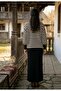 Women's Striped Plus Size Sweater Dress - 4