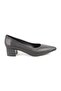 L061.540 Genuine Soft Napa Leather Flexible Rubber Sole Pointed Toe Thick Heeled Women's Classic - 2