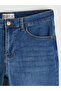 Indigo Slim Fit Men's Jean Shorts - 7
