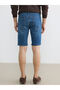Indigo Slim Fit Men's Jean Shorts - 4