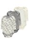 - 3-Pack Printed Long Sleeve Bodysuit, 03M to 09M
